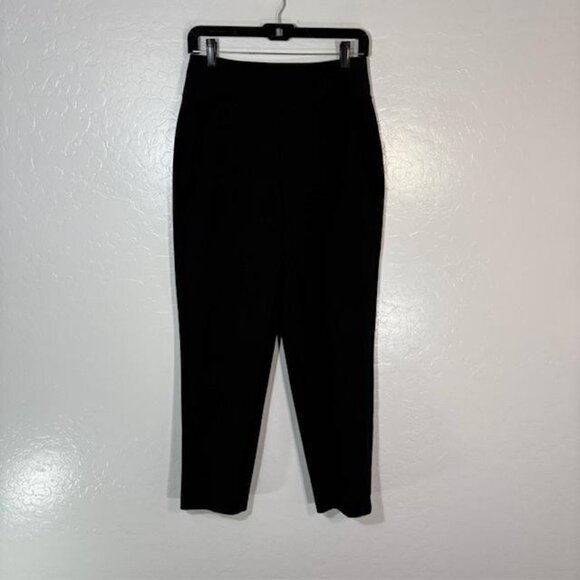 Athleta Ankle Pants Womens 2 Black Tapered Pull On Stretch Endless High Rise - Picture 1 of 9